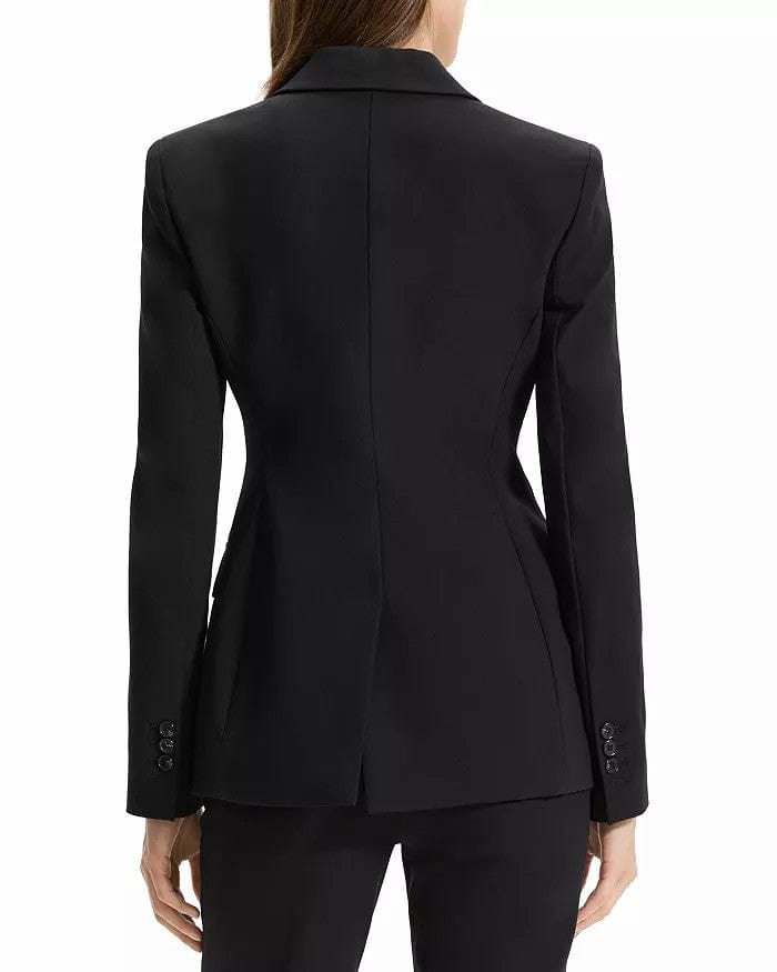 2 Piece Business Casual Peak Lapel Women's Suit (Blazer+Pants)