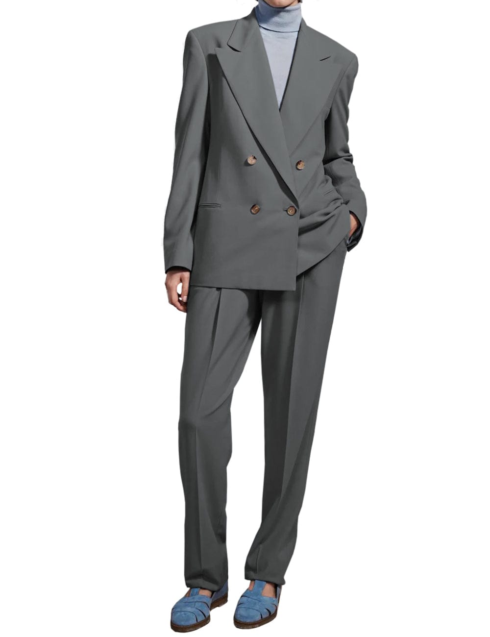 2 Piece Peak lapel Business Suit For Women