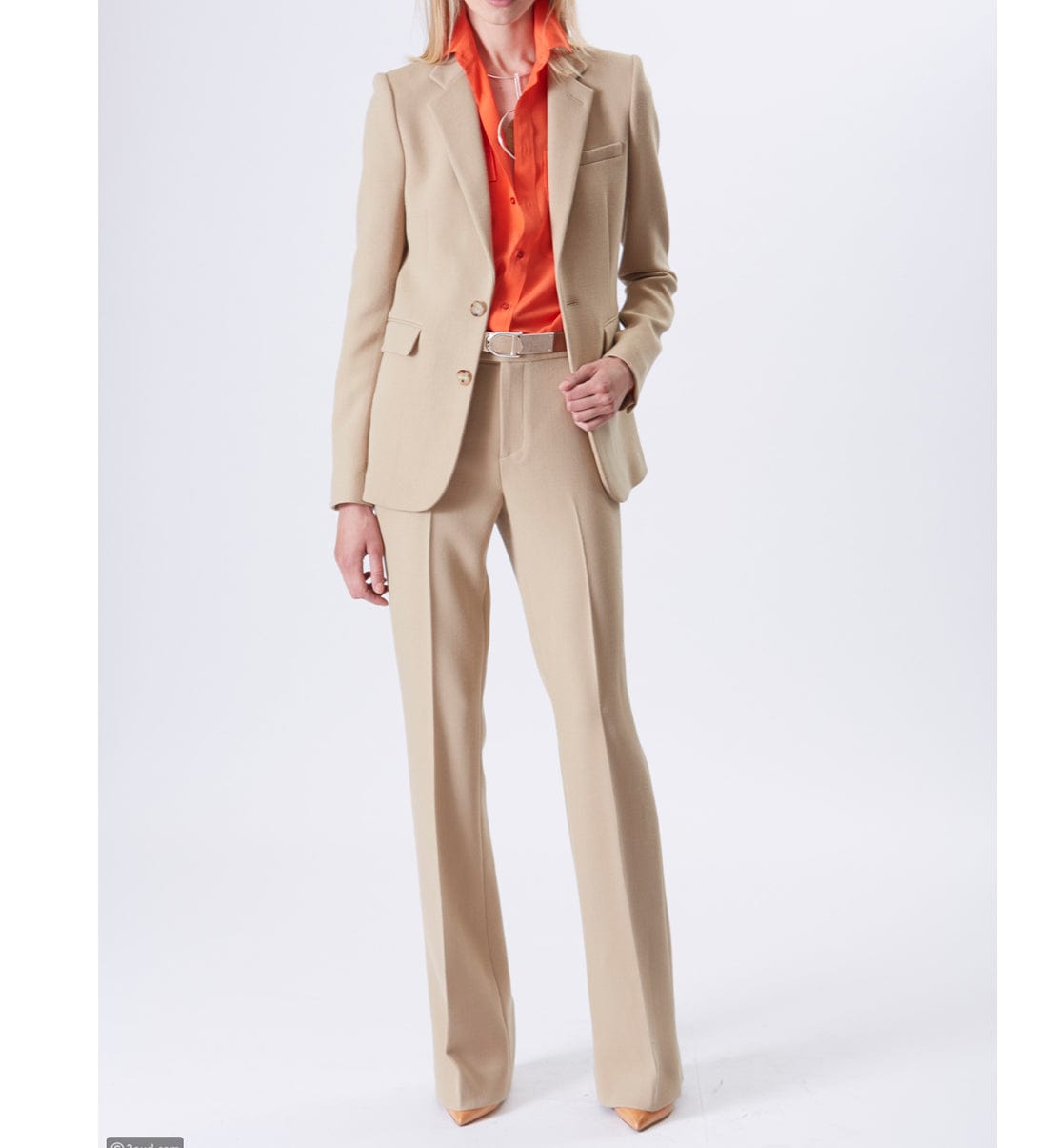 2 Piece Suit Notch Lapel Women Suit (Blazer+Pants)