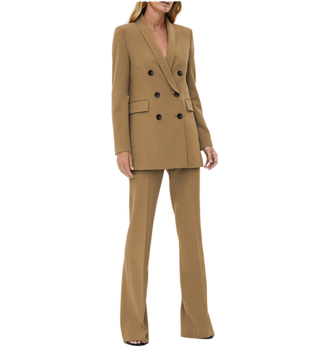 2 Pieces Double Breasted Peak Lapel Women Suit